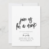 Doe mee voor een Drink Party Invitation Kaart (Voorkant)