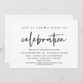 Doe mee voor een feest, Wed Rehearsal Kaart (Voorkant / Achterkant)