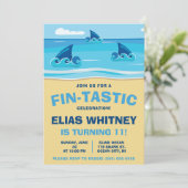 Doe mee voor een Fin-Tastic Time! Verjaardag van d Kaart (Staand voorkant)