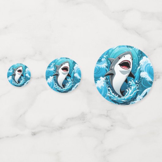 Doe mee voor een haaienbeet confetti (Voorkanten)