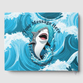 Doe mee voor een haaienbeet gastenboek (Achterkant)