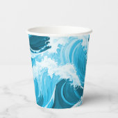 Doe mee voor een haaienbeet papieren bekers (Achterkant)