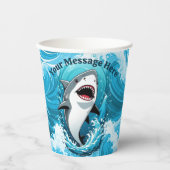 Doe mee voor een haaienbeet papieren bekers (Voorkant)