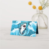 Doe mee voor een haaienbeet plaatskaartje (Achterkant)