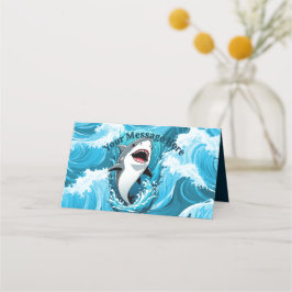 Doe mee voor een haaienbeet plaatskaartje