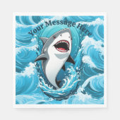 Doe mee voor een haaienbeet servet (Voorkant)