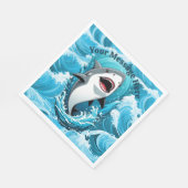 Doe mee voor een haaienbeet servet (Hoek)