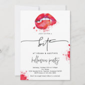 Doe mee voor een hapje Halloween Vampire Soiree Pa Kaart (Voorkant)