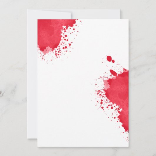 Doe mee voor een hapje Halloween Vampire Soiree Pa Kaart (Achterkant)