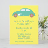 Doe mee voor een Hippie feestje Kaart (Staand voorkant)