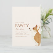 Doe mee voor een Pawty Corgi Dog Verjaardag Kaart (Staand voorkant)