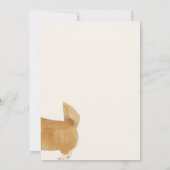 Doe mee voor een Pawty Corgi Dog Verjaardag Kaart (Achterkant)