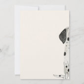 Doe mee voor een Pawty Dalmatian Dog Theme Verjaar Kaart (Achterkant)