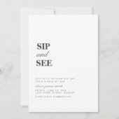 Doe mee voor een slok en zie feestuitnodiging kaart (Voorkant)