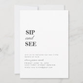 Doe mee voor een slok en zie feestuitnodiging kaart (Voorkant)