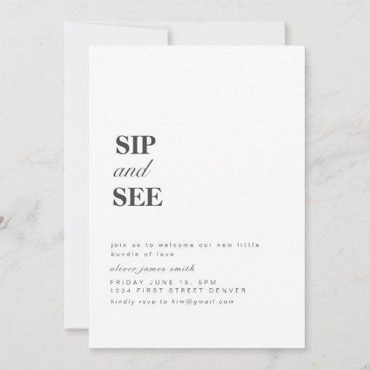 Doe mee voor een slok en zie feestuitnodiging kaart (Voorkant)