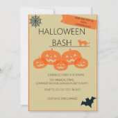 Doe mee voor een spectaculaire Halloween Bash! Kaart (Voorkant)