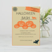 Doe mee voor een spectaculaire Halloween Bash! Kaart (Staand voorkant)