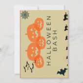 Doe mee voor een spectaculaire Halloween Bash! Kaart (Achterkant)