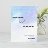 Doe mee voor een trouwfeest kaart (Staand voorkant)