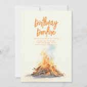 Doe mee voor een verjaardag Bonfire Beach Party In Kaart (Voorkant)