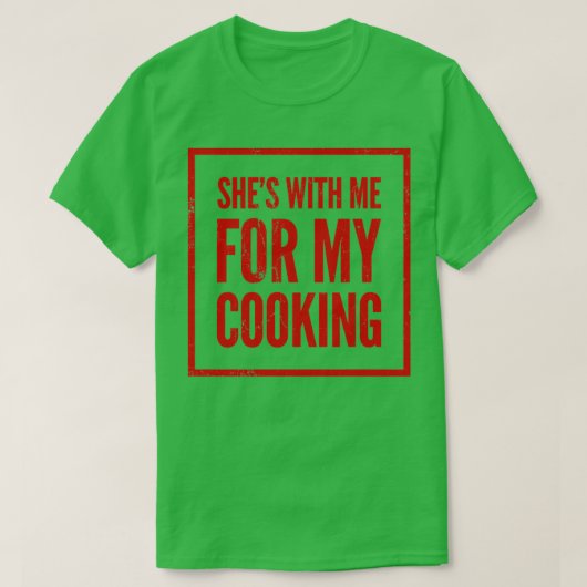 Doe mee voor mijn kookgrappige Cook Chef Culina T-shirt (Design voorkant)