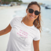 Doe meer blije Inspirerend positief bericht T-shirt