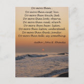 Doe meer dan... Briefkaart (Voorkant)