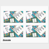 Doe meer dan Dream Plan doen Rechthoekige Sticker (Vel)