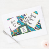 Doe meer dan Dream Plan doen Rechthoekige Sticker (Envelop)