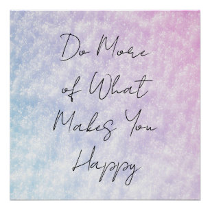 Doe meer perfect poster