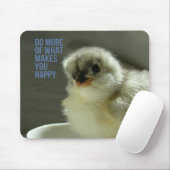 Doe meer van wat je een gelukkige keuze maakt muismat (Met muis)