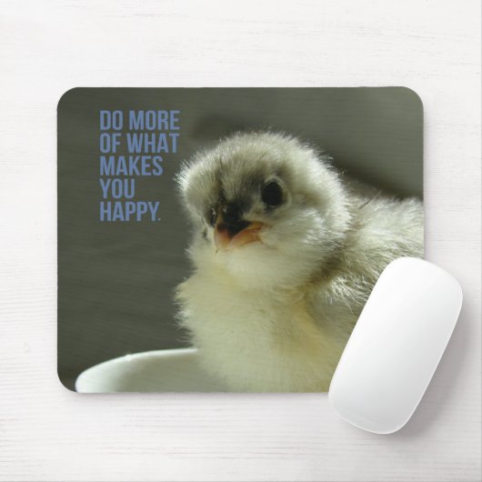 Doe meer van wat je een gelukkige keuze maakt muismat (Met muis)