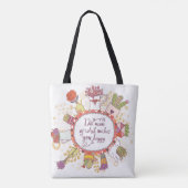 Doe meer van wat je gelukkig maakt 2 tote bag (Achterkant)
