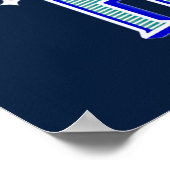 Doe meer van wat je gelukkig maakt, Bluebird & Sta Poster (Hoek)