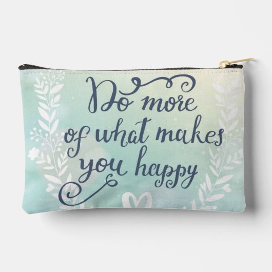 Doe meer van wat je gelukkig maakt etui (Achterkant)