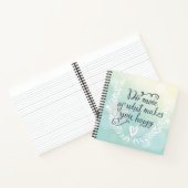 Doe meer van wat je gelukkig maakt notitieboek (Binnen)