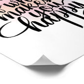 Doe meer van wat je gelukkig maakt poster (Hoek)