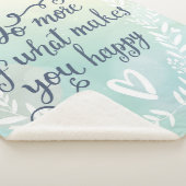 Doe meer van wat je gelukkig maakt sherpa deken (3/4)