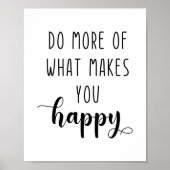 Doe meer van wat je Inspirerend maakt Poster (Voorkant)