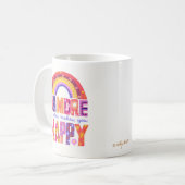 Doe meer van wat je tevreden Mok maakt (Voorkant links)