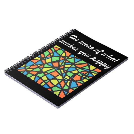 Doe meer van wat u gelukkig maakt notitieboek (Linkerzijde)