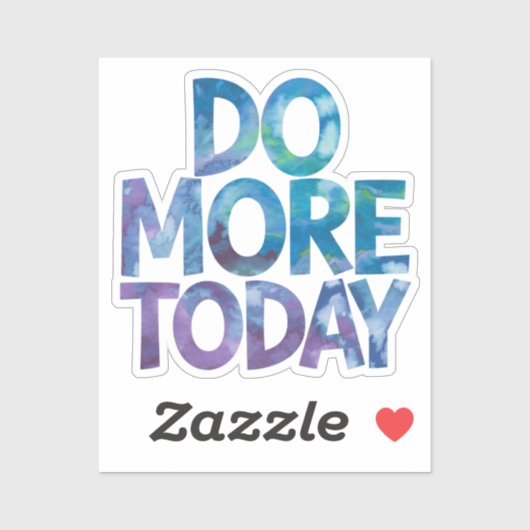 Doe meer vandaag sticker (Vel)
