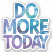 Doe meer vandaag sticker (Voorkant)