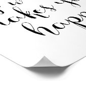 Doe meer wat je gelukkig maakt poster (Hoek)