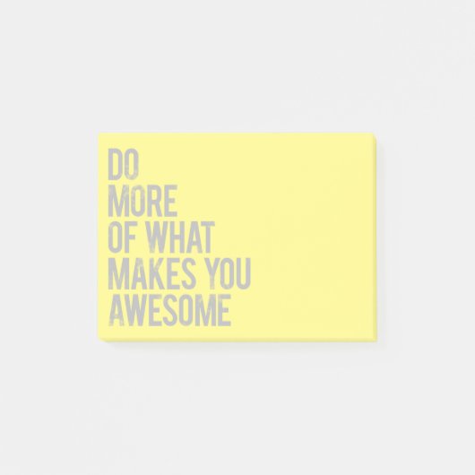 Doe meer wat je geweldige maakt! post-it® notes (Voorkant)