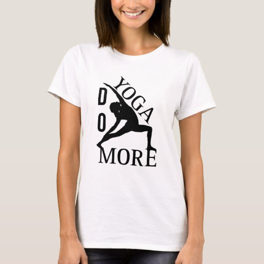 Doe meer Yoga T-shirt (Voorkant)