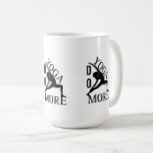 Doe meer Yoga T-shirt Koffiemok (Voorkant rechts)