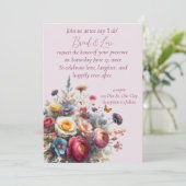 Doe met ons mee terwijl we 'ik doe' zeggen met pra kaart (Staand voorkant)