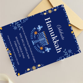 Doe met ons mee voor een vreugdevolle Chanoeka-vie Kaart